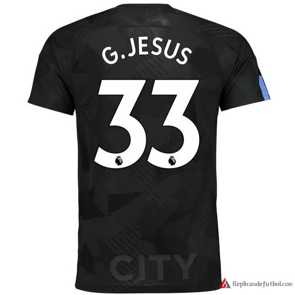 Camiseta Manchester City Tercera equipación G.Jesus 2017-2018